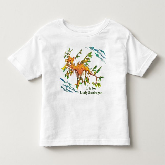 Camiseta De Bebé Bebé frondoso de las ilustraciones de Seadragon y (Anverso)