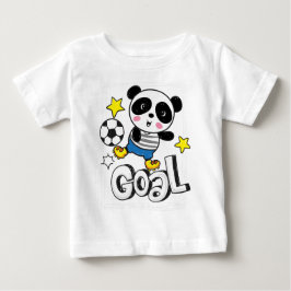 Camiseta De Bebé Bebé fútbol panda