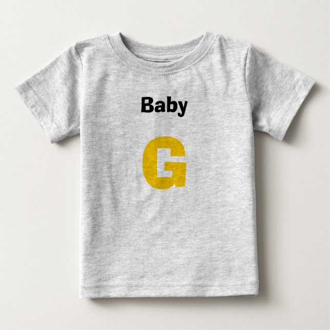 CAMISETA DE BEBÉ BEBÉ G (Anverso)