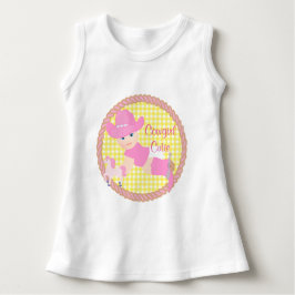 Camiseta De Bebé Bebé Gorra rosa mocoso y caballo sin mangas