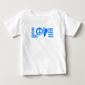 Camiseta De Bebé Bebé griego del amor