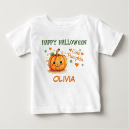 Camiseta De Bebé Bebé Halloween Calabaza