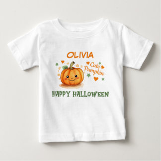 Camiseta De Bebé Bebé Halloween Calabaza Linda