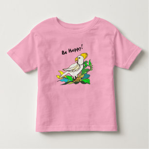 Camiseta De Bebé Bebe Happy cockatoo