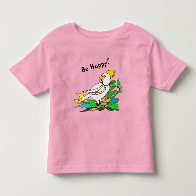 Camiseta De Bebé Bebe Happy cockatoo (Anverso)