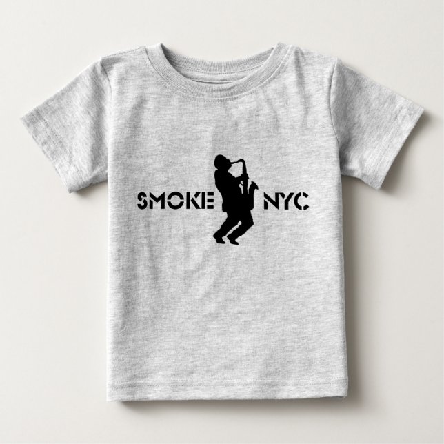 Camiseta De Bebé Bebé humeante (Anverso)
