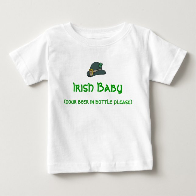 Camiseta De Bebé Bebé irlandés (Anverso)