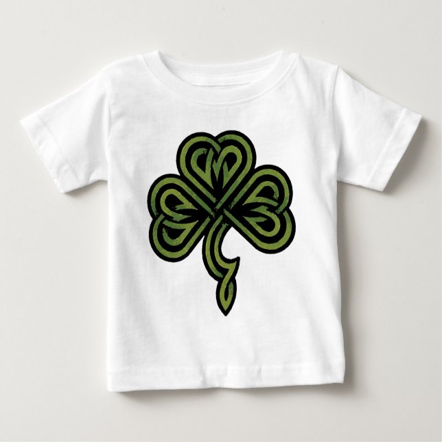 Camiseta De Bebé Bebé irlandés del trébol (Anverso)
