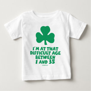 Camiseta De Bebé Bebé irlandés - estoy en esa edad difícil…