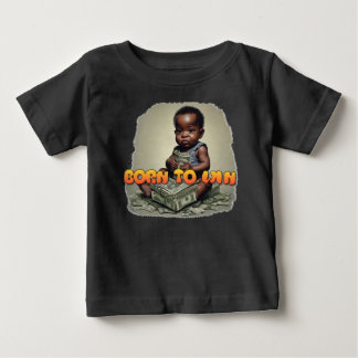 Camiseta De Bebé Bebé Jefe Nacido Para Ganar