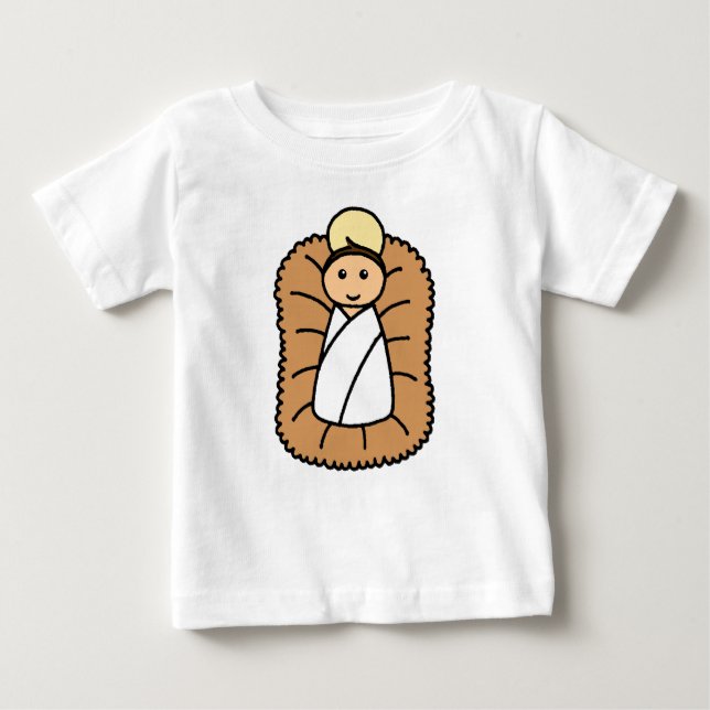 Camiseta De Bebé Bebé Jesús (Anverso)