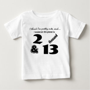 Camiseta De Bebé Bebé lindo del regalo de cumpleaños llevado en