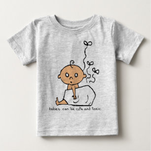 Camiseta De Bebé Bebé lindo y tóxico