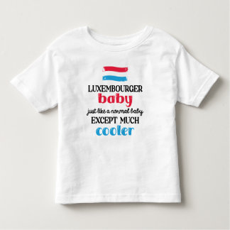 Camiseta De Bebé Bebé luxemburgués, mucho frío