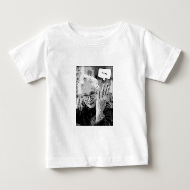 Camiseta De Bebé Bebé Malka Shalom (Anverso)