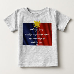 Camiseta De Bebé bebé mamatay del sayo del dahil del ng del ANG