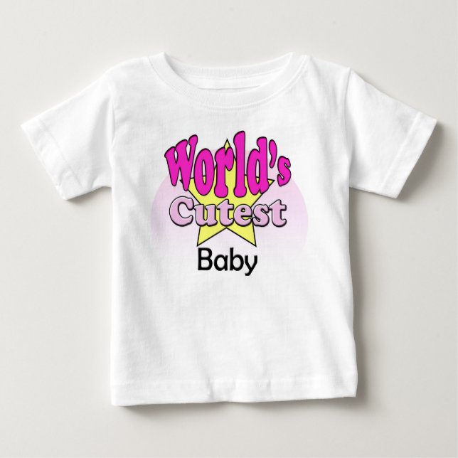 Camiseta De Bebé Bebé más lindo del mundo (Anverso)