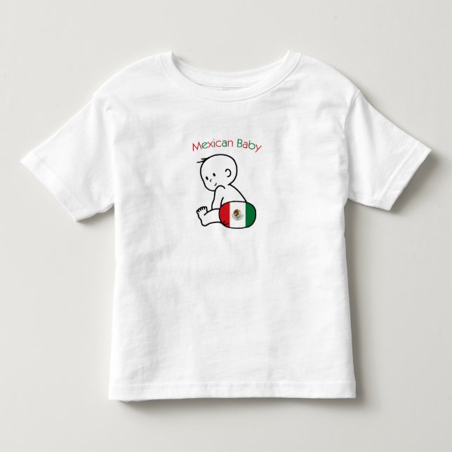 Camiseta De Bebé Bebé mexicano (Anverso)
