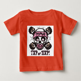 Camiseta De Bebé Bebé MMA Skull y Binky