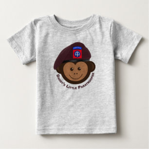 Camiseta De Bebé Bebé Mono “Pequeno Paracaidista de Papá”