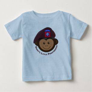 Camiseta De Bebé Bebé Mono “Pequeño Paracaidista de Papá”