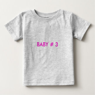 CAMISETA DE BEBÉ BEBÉ Nº 3