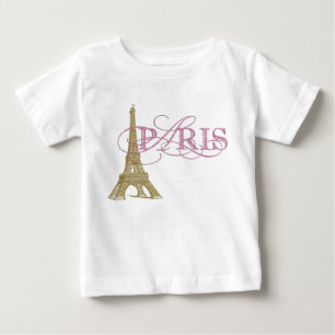 Camiseta De Bebé Bebé niña París
