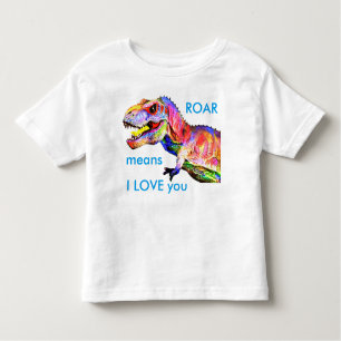 Camiseta De Bebé Bebé niño pequeño Dinosaur T-Rex Shirt