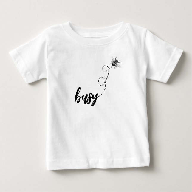 Camiseta De Bebé Bebé niño pequeño T-Shirt - Busy Bee (Anverso)