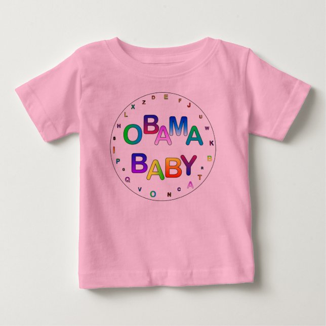 Camiseta De Bebé Bebé OBama (Anverso)