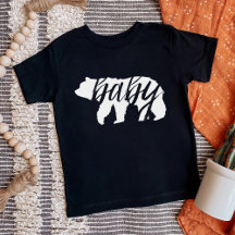 Bebé Oso Negro y Blanco para Familias Combinadas