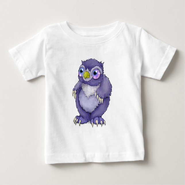 Camiseta De Bebé Bebé Owlbear (Anverso)