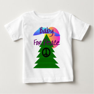 Camiseta De Bebé "Bebé para la paz"--camisetas para los bebés