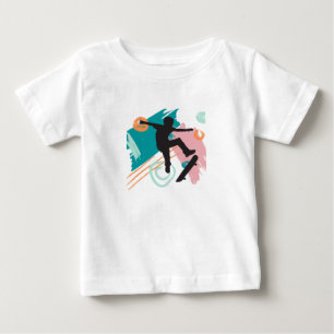 Camiseta De Bebé Bebé para patinar