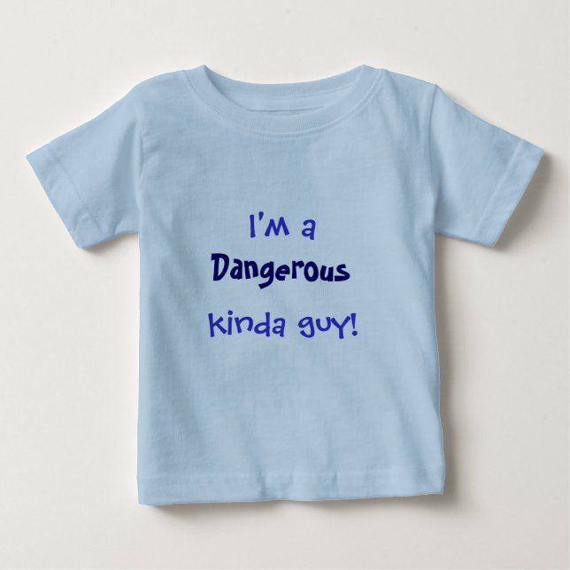 Camiseta De Bebé Bebé peligroso (Anverso)