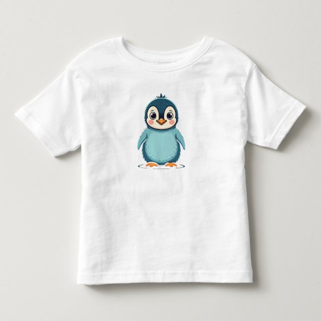 Camiseta De Bebé Bebé pequeño pingüino pequeño T-Shirt (Anverso)