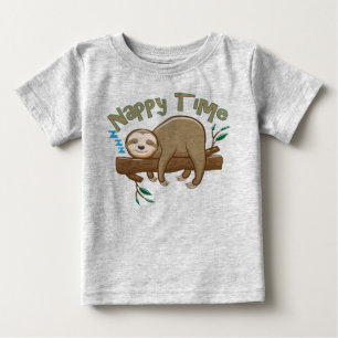 Camiseta De Bebé Bebé Perezoso Bebé