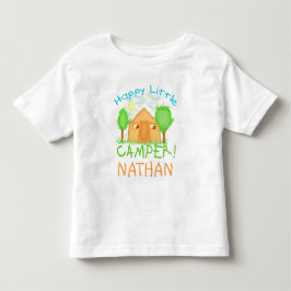 Camiseta De Bebé Bebé personalizado/camiseta que acampa del verano