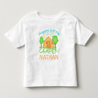 Camiseta De Bebé Bebé personalizado/camiseta que acampa del verano