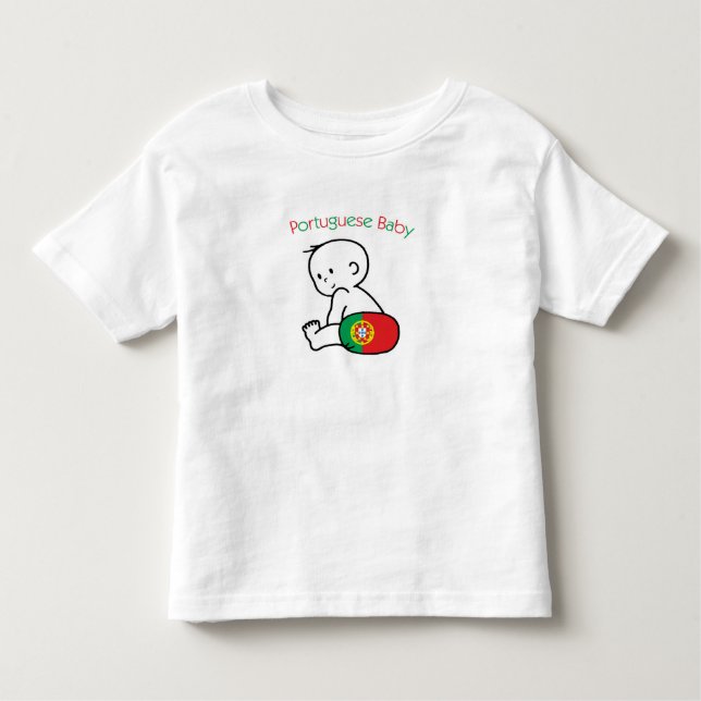 Camiseta De Bebé Bebé portugués (Anverso)
