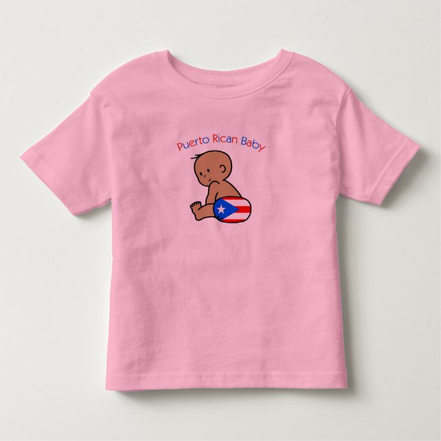 Camiseta De Bebé Bebé puertorriqueño (Anverso)