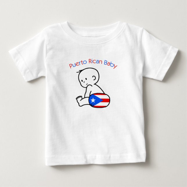 Camiseta De Bebé Bebé puertorriqueño (Anverso)