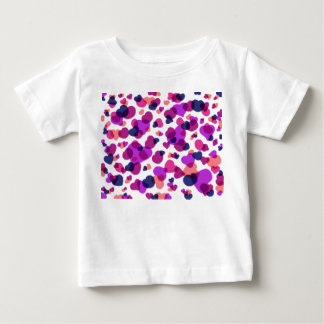 Camiseta De Bebé Bebé Puntos Modernos Abstractos Vibrantes Rosa y M