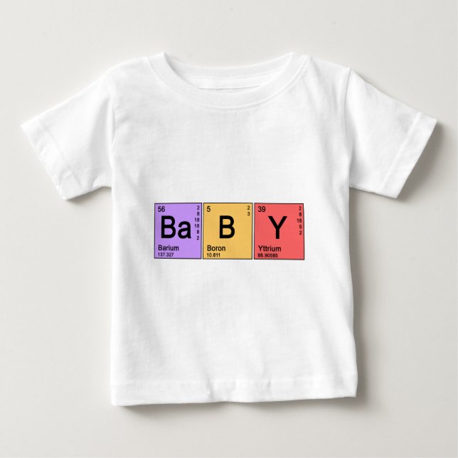 Camiseta De Bebé Bebé química (Anverso)