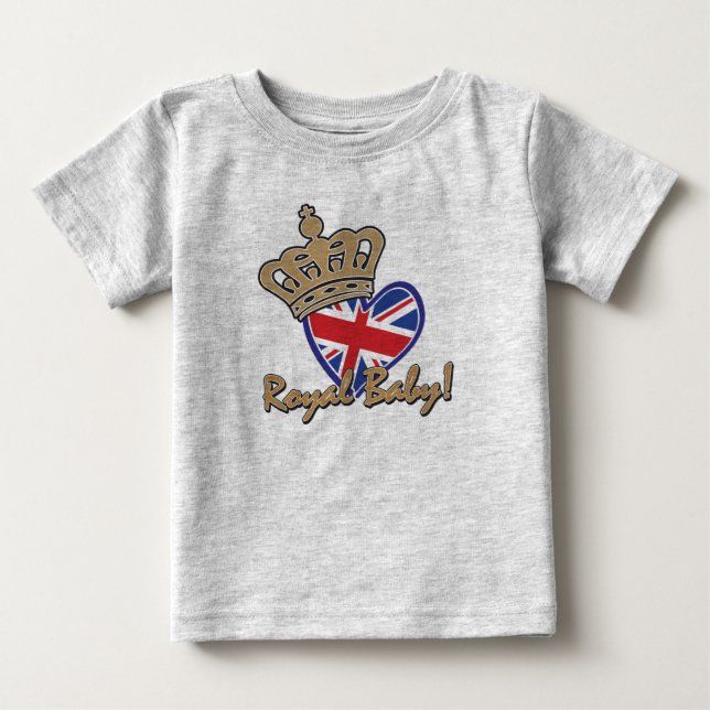 Camiseta De Bebé Bebé real (Anverso)