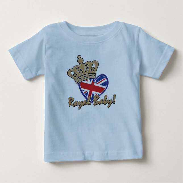 Camiseta De Bebé Bebé real (Anverso)
