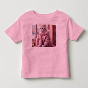 Camiseta De Bebé Bebé rosado niño niño pequeño bebé camiseta fina d