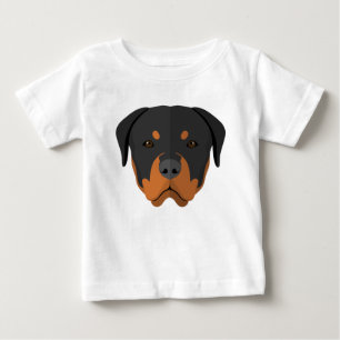 Camiseta De Bebé Bebé Rottweiler
