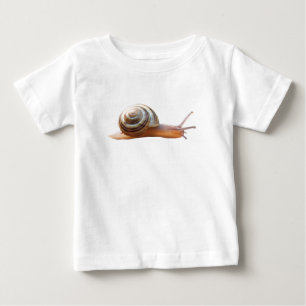 Camiseta De Bebé Bebé T del ~ del caracol
