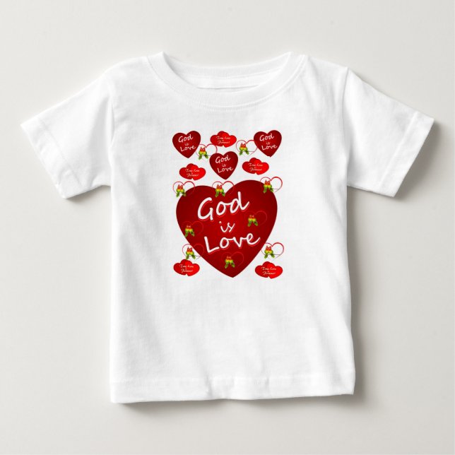 Camiseta De Bebé Bebé T-Shirt God (Anverso)